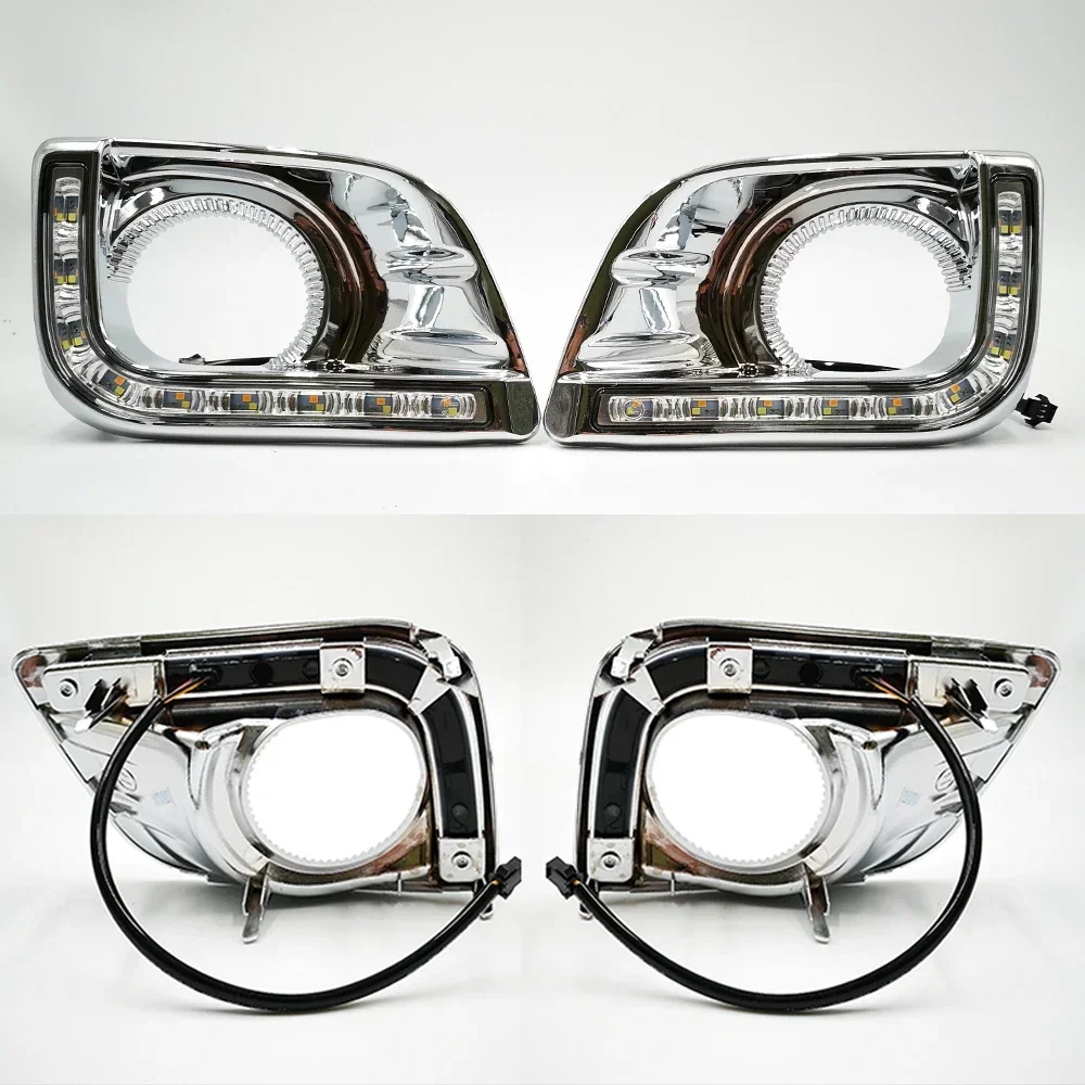 New！ For Toyota Prado FJ150 LC150 Land Cruiser 2700/4000 2010 2011 2013 Car LED DRL Daytime Running Lights Fog Lamp turn signal