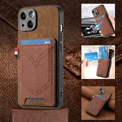 Cloth Fabric Case For Xiaomi 13T 12X 11T 12T 14 13 12 Mi 11 Lite 5G NE 10T Pro 11i Magnet Card Wallet Leather Case Cover Funda