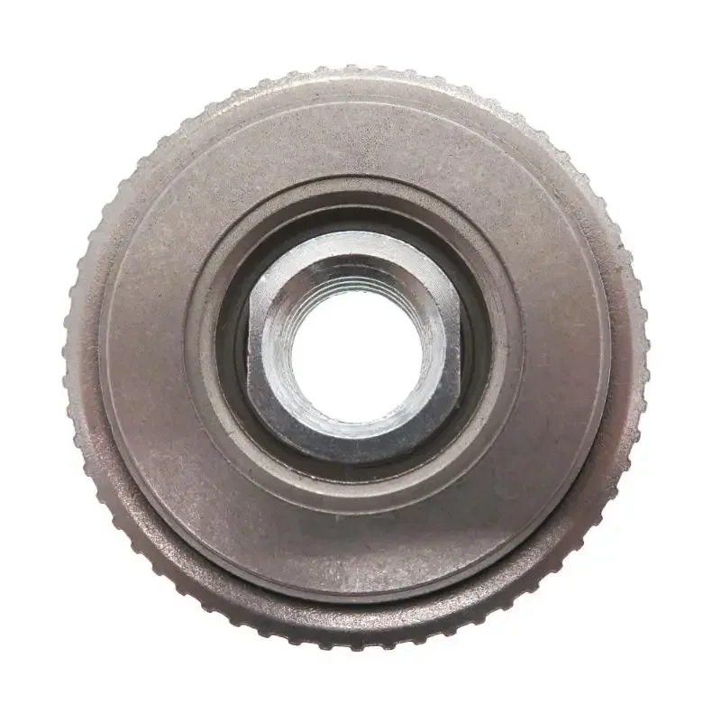 1 szt. Srebrna szybkozłączka kołnierzowa nakrętka mocująca uchwyt tokarski narzędzia części nowe gwint M14 szlifierka kątowa samozaciskowa płyta dociskowa