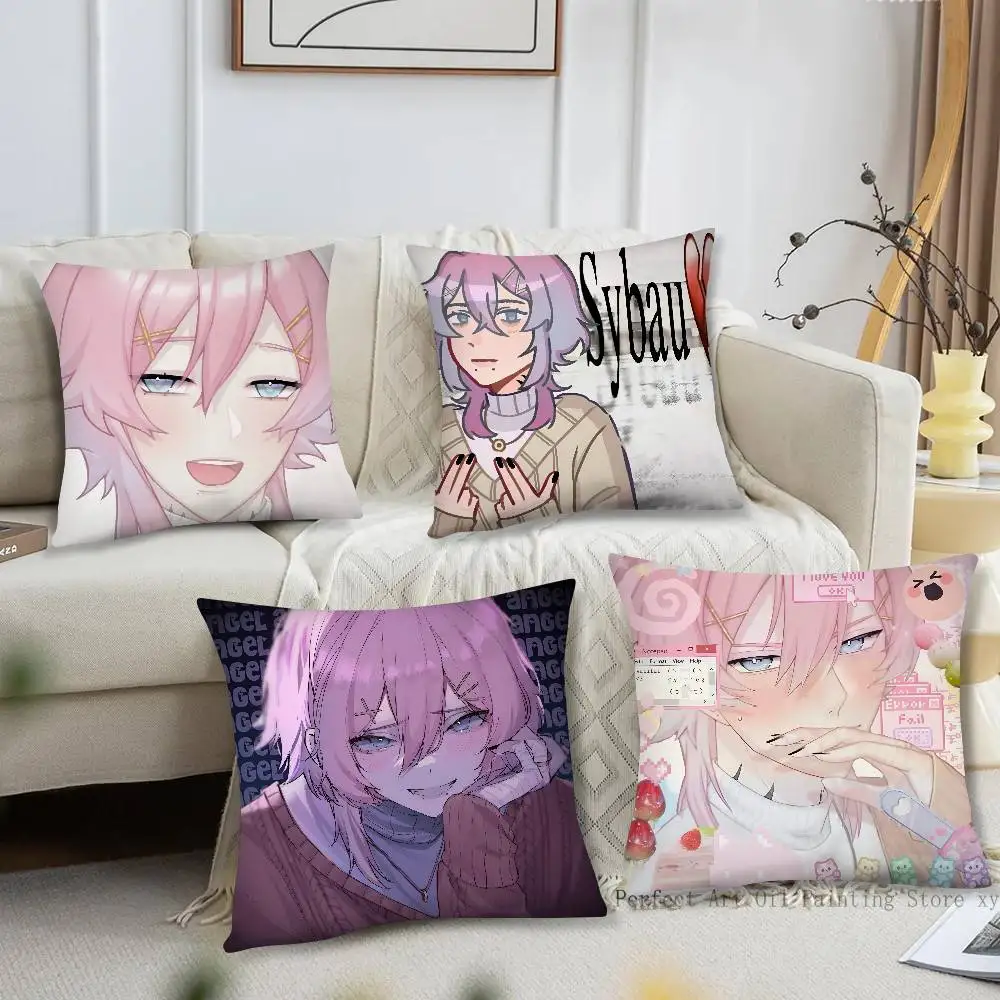1pc 14DWY 14 Days With You Ren Pillow Case Fashion Square Pillowcase Bedroom Sofa Room Ins Decoration Leisure