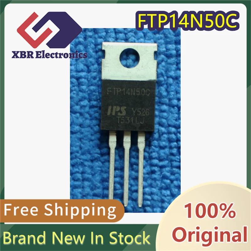 

(10/50 pieces) FTP14N50C FTP14N50 TO-220 500V 14A Field Effect Transistor Through-Hole Brand New Genuine Product Free Shipping