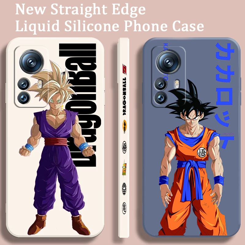 

D-Dragon Son Goku Gohan Liquid Left Rope For Xiaomi Mi 13 12T 12 11T 11i 11 A3 10T 10 CC9E 9 Pro Lite Ultra 5G TPU Phone Case