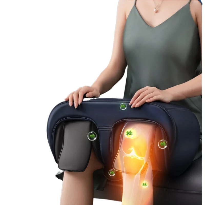 Knee hot compress electric heating moxa moxibustion physical therapy elderly warmth knee protection massage device