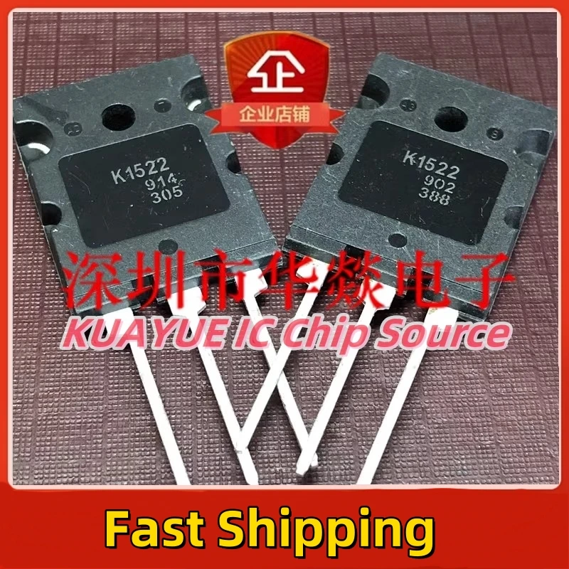 10PCS-30PCS   2SK1522   K1522   TO-3PL  500V  50A    Fast Shipping Quality Guarantee