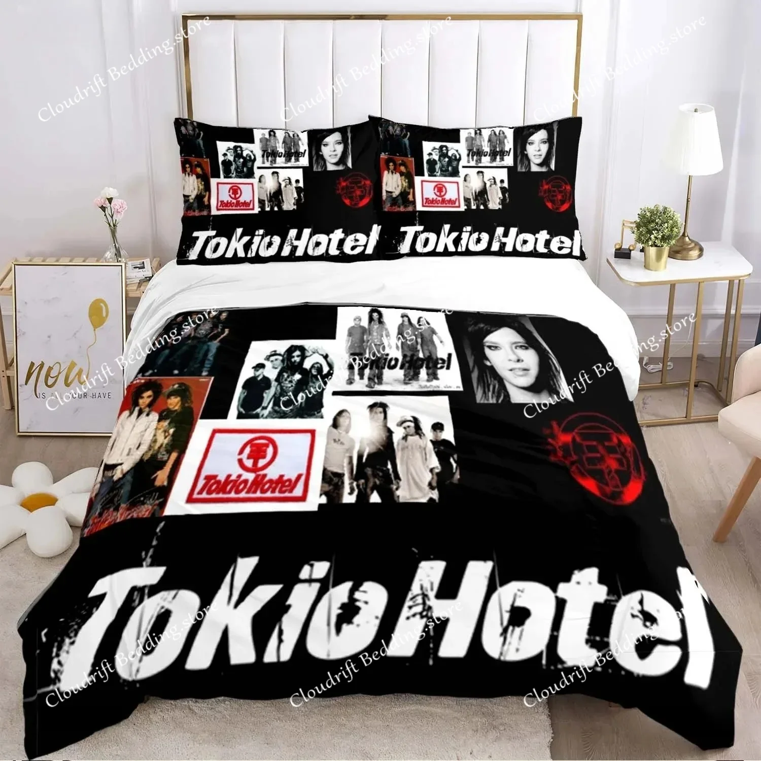

Duvet Cover Tokio Hotel Band Pillowcase Bedding Set Boy Girl Bedroom Decoration Children Gift Single Double Large Size