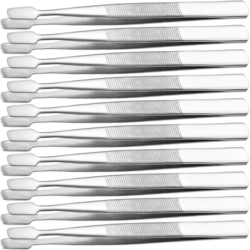 15Pcs Ultra Light Portable False Eyelash Tweezers Stainless Steel Precision Eyelash Applicator for Use Stamp Craft