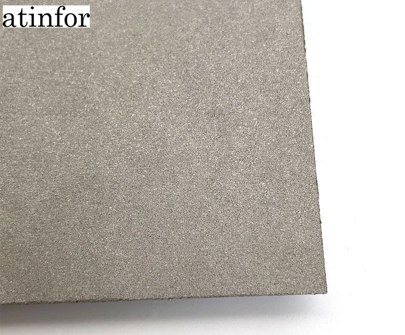 atinfor 100x100mm Lab Ti Titanium Foam Electrode Battery Titanium felt Thick 0.60mm 0.8mm 1.0mm 1.5mm 2.0mm 2.5mm 3.0mm