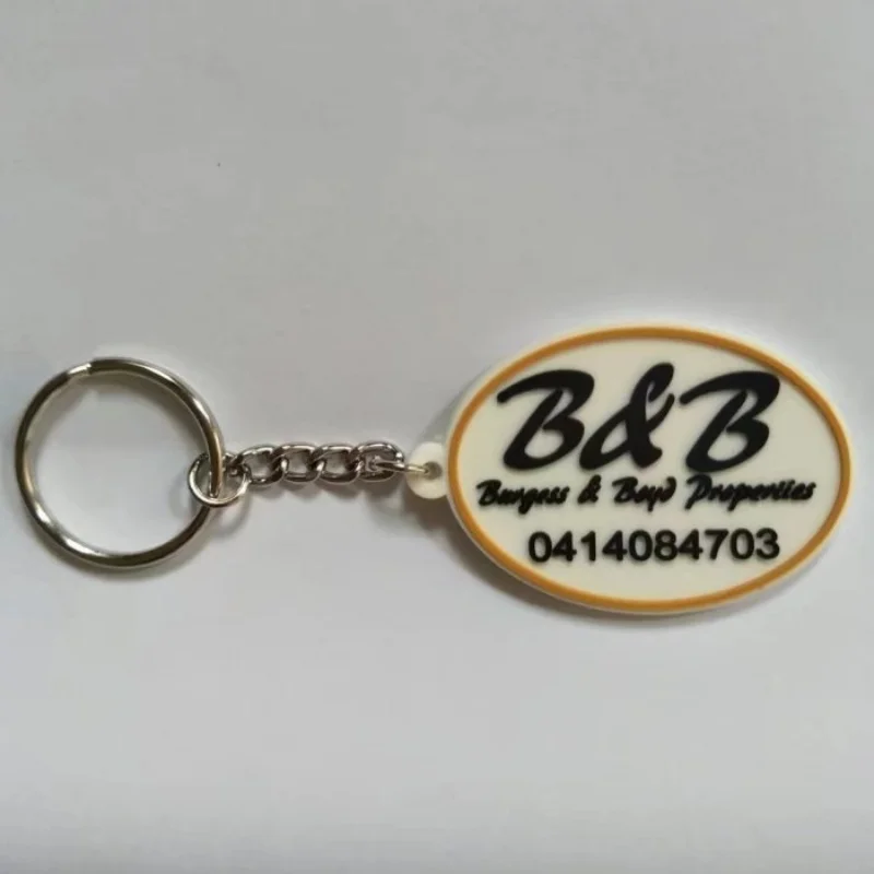 New Company Design Keychain For Advertisement Backside With letters Key Holder Accessories Wholesale Free Shipping