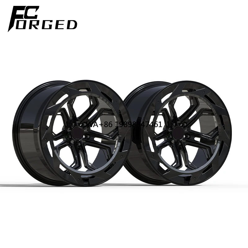 

Custom 1 2 3 Piece Aero Disc 5x112 5x114.3 5x120 Alloy Rims 15-26 Inch Car Forged Wheels for