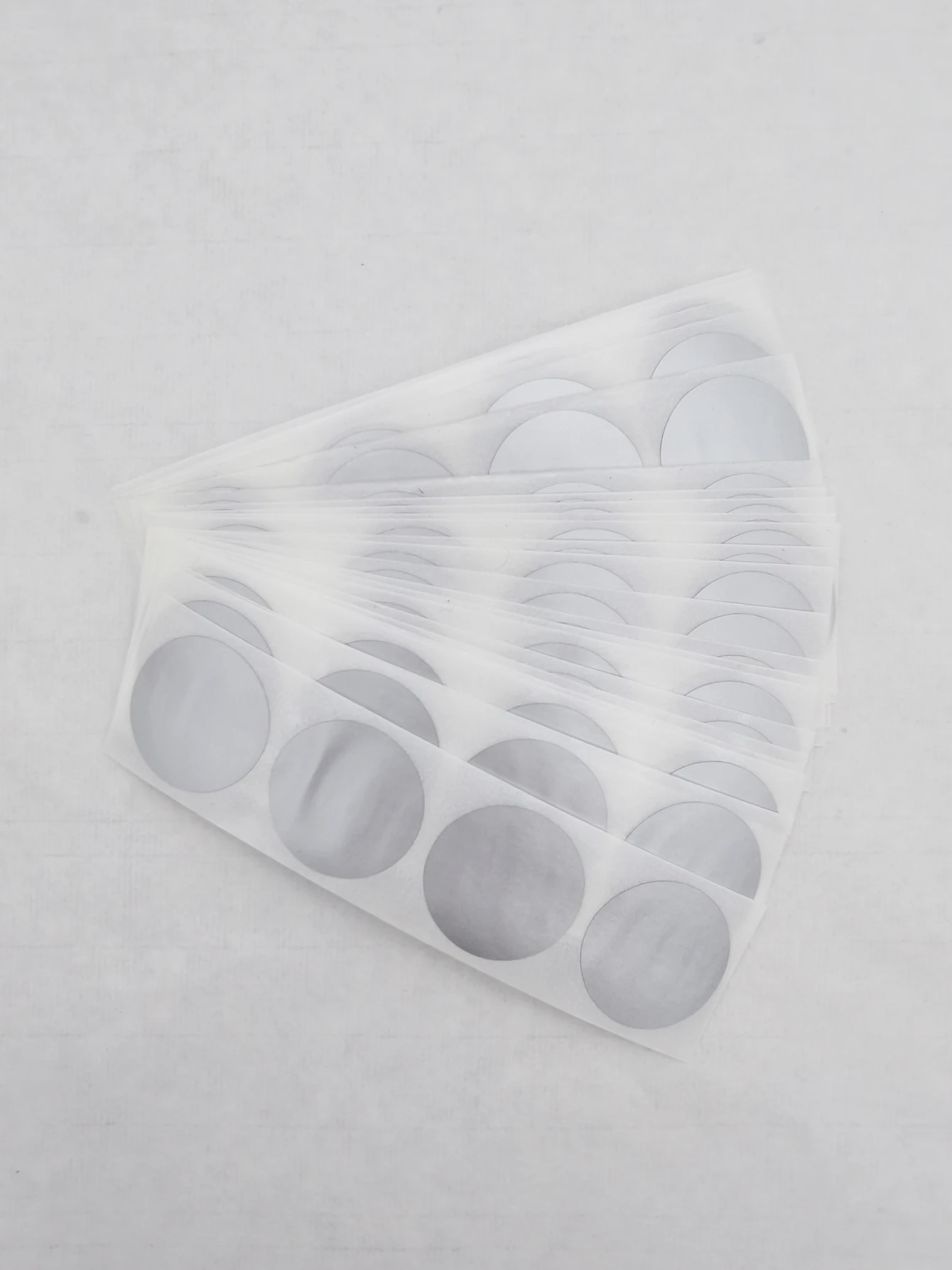 100PCS 25mm "1" Zoll Runde Kreis Scratch Off Aufkleber Für DIY Glück Werbe Spiel Geschenk Karten – Detail 5