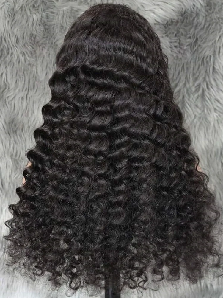 ارتداء والذهاب مجعد موجة عميقة HD الدانتيل الجبهة الباروكات لمظهر طبيعي 250% الكثافة النساء الباروكات 13x4 13x6 الدانتيل أمامي باروكة من شعر طبيعي
