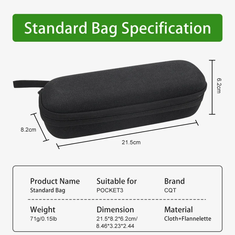 Storage bag for DJI OSMO Pocket 3 Handbag Durable Portable Carrying Case Handheld Gimbal Shoulder Bag OSMO Pocket 3 Accessories