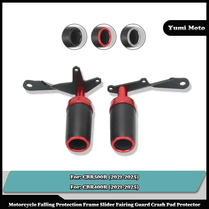 

Fit For HONDA CBR400R CBR500R 2021-2025 2024 Motorcycle CNC Falling Protection Frame Slider Fairing Guard Crash Pad Protector