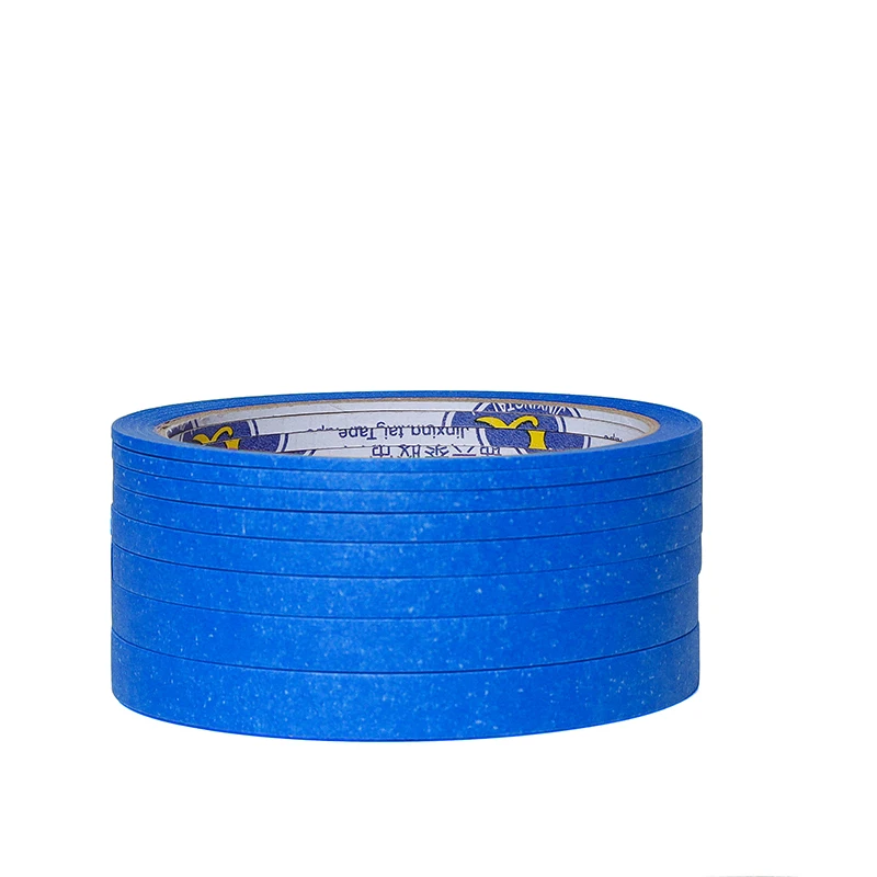 8 Rolls Blue Fine Line Masking Tape Set, 2mm-10mm X 25M Each, Multi-Purpose Adhesive Tape for Nail Art, Painting, Spray Paint, view 2