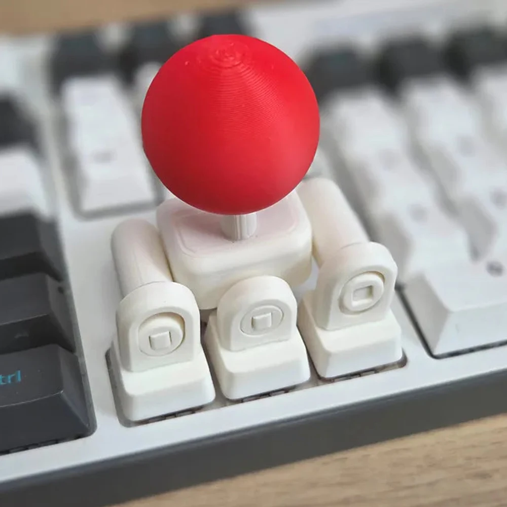 

3D Printed Keyboard Joystick 4-Way Directional Key Mod for Mechanical Keyboards Easy Install Arrow Key Controller