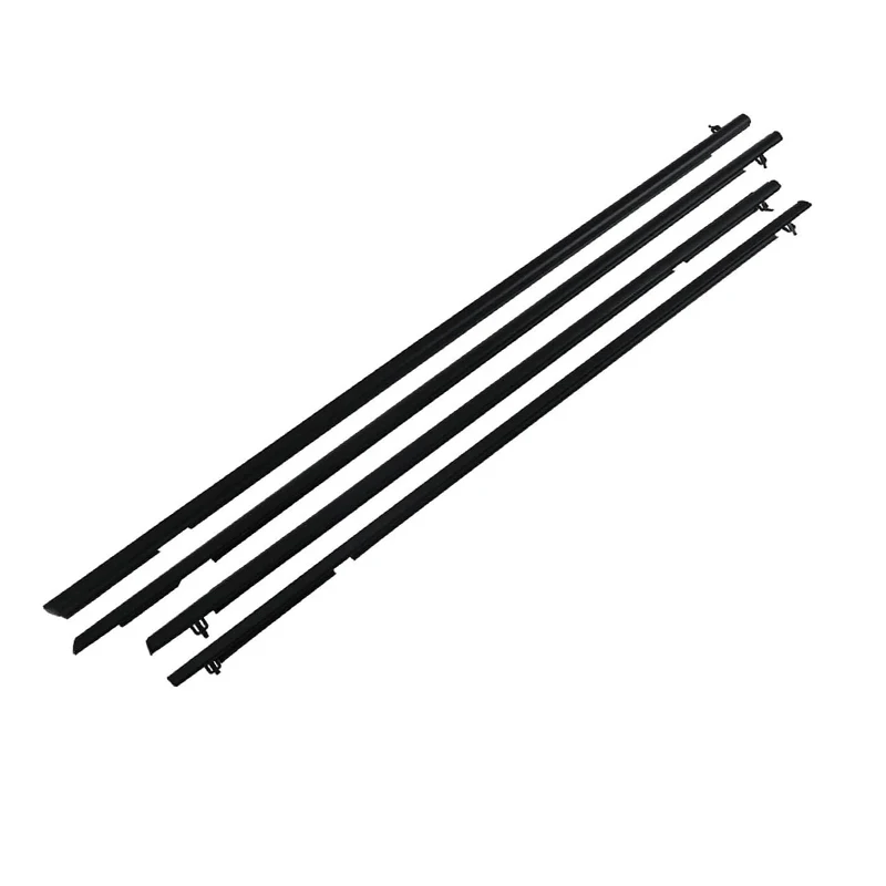 Picture 6: 4Pcs Window Rubber Trim For Honda Civic 2006-2011 Weatherstrip Seal Side Door Glass Rubber Belt Replacement 72410-SNA-A01