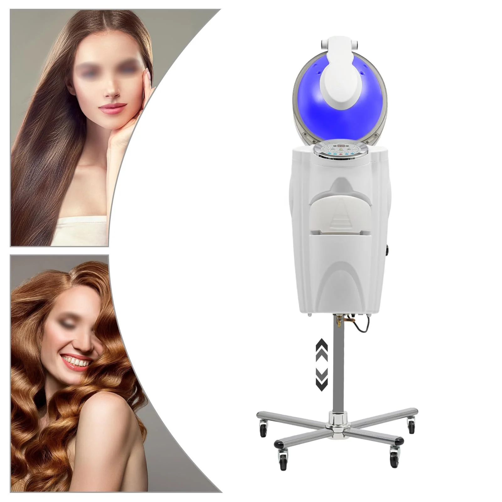 Professional Hair Steamer Hairdressing Care Beauty Salon Hood Color Processor