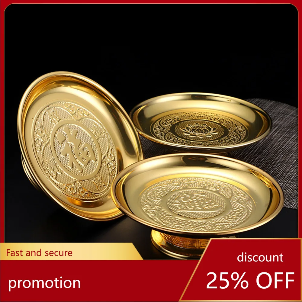 

Cz temple utensils ritual instruments niche offering cup holy cup thickened alloy guanyin worship in front of the buddha