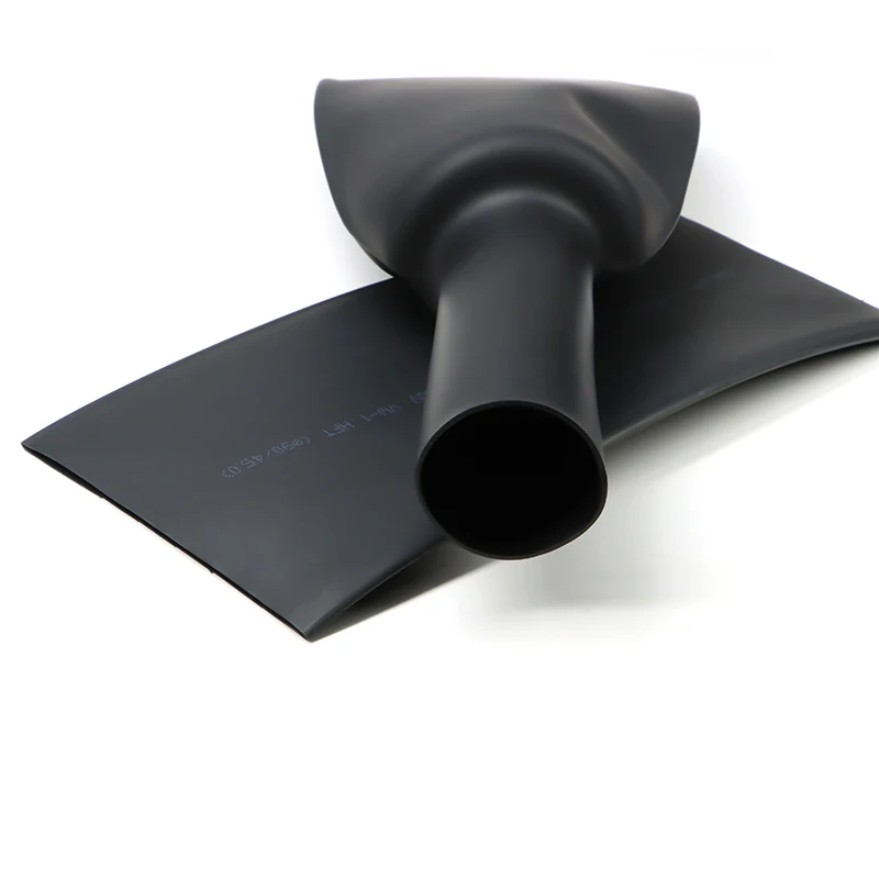 2:1 Black Polyolefin Heat Shrink Tube Wire Repair Cable Protecctor 45mm 50mm 60mm 70mm 80mm 90mm 100mm 120mm 150mm 180mm 210mm