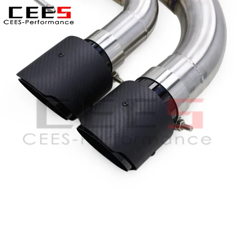 cees Valvetronic Exhaust Mufflers for BMW M550 M550i G30 N63 4.4TT 2017-2022 Stainless Steel Tuning Exhaust Pipe Escape System