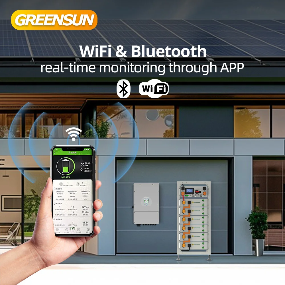 Greensun 10KWh 15KWh 20KWh 50kwh 100kwh High Voltage Lithium Iron Phosphate Battery Pack