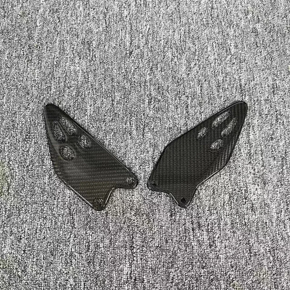 

Для KAWASAKI ZX-6R ZX6R 636 2019-2024 2025 задняя защита пятки из углеродного волокна, аксессуары для мотоциклов, подставка для ног, защита крыла