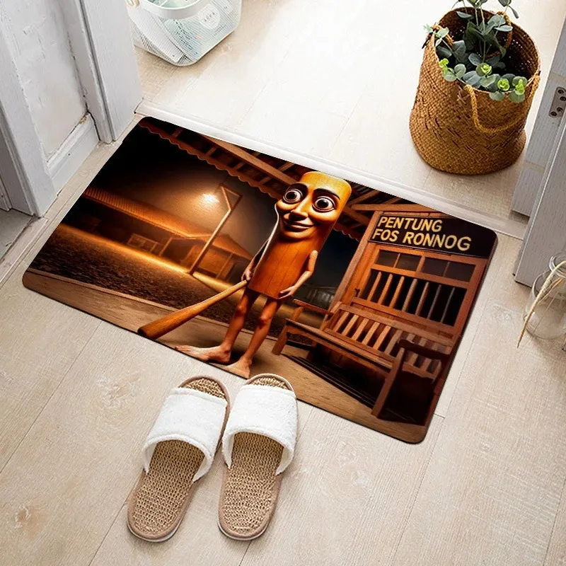 BRAINROT BOXFIGHTS السجاد حصيرة البساط الكرتون القرش التمساح الطائرة TikTok ميمي ديكور المنزل متعة لعبة نمط الكلمة حصيرة ترحيب حصيرة