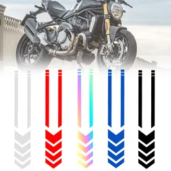 Personalized Motorcycle Mudguard Car Tuning Sticker Reflective Arrow Line Warning Sticker Electric Car Vinyl Decal Sticker
