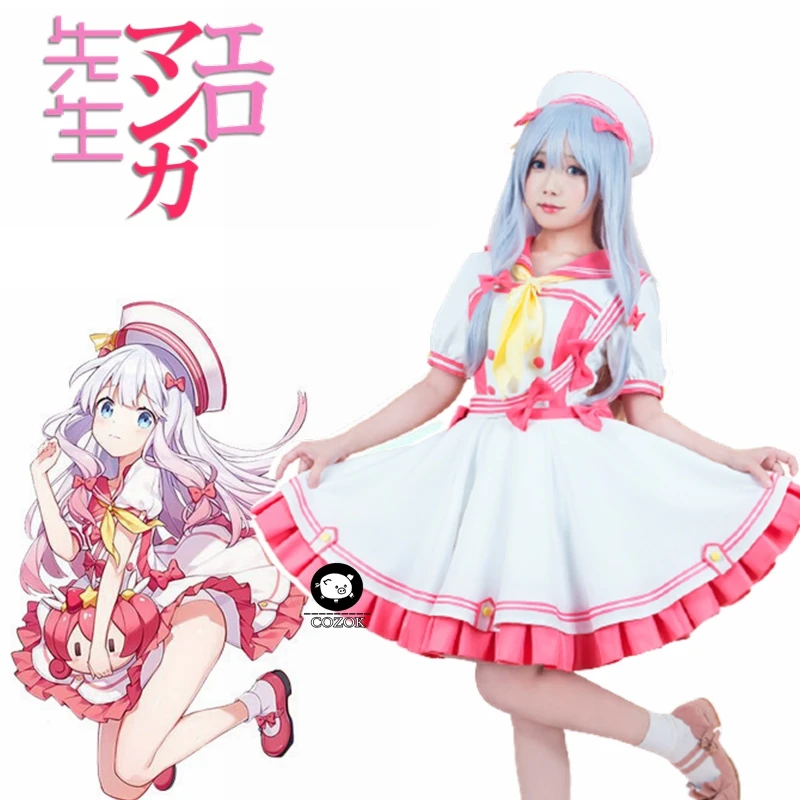 

Eromanga Sensei Izumi Sagiri Magical Girl Dress Sailor Suit Outfit Anime Cosplay Costumes