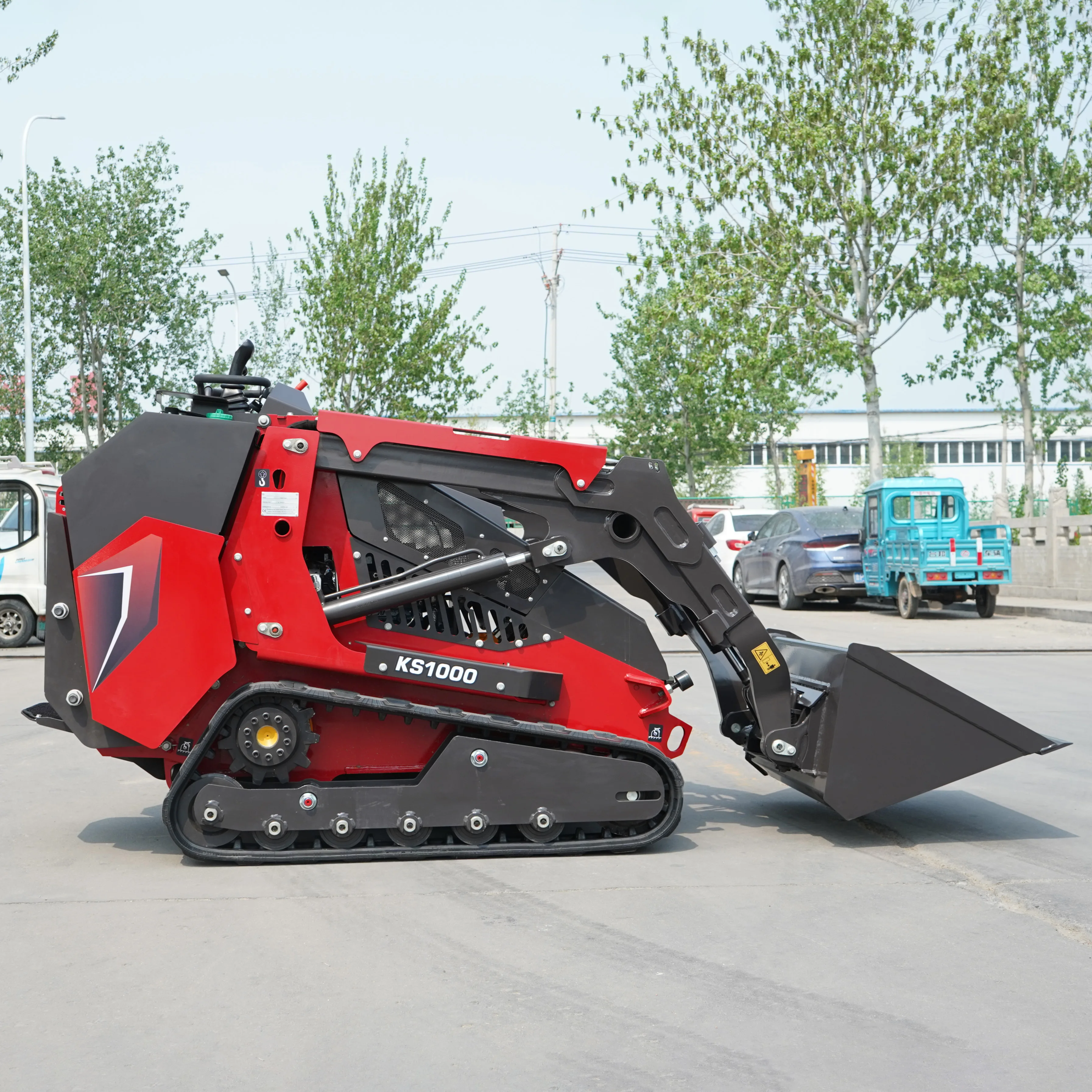 Mini Stand Track Loader For Skid Steer Mulcher And Skid Steer Loader