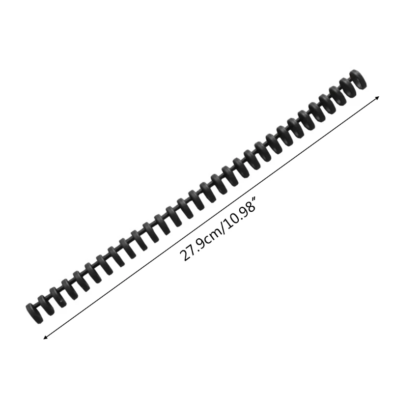 10 шт. пластиковые Пружинные Спиральные кольца, связывающие кольца с 30 отверстиями, свободные кольца с листьями, однотонное свободное связывающее кольцо с листьями