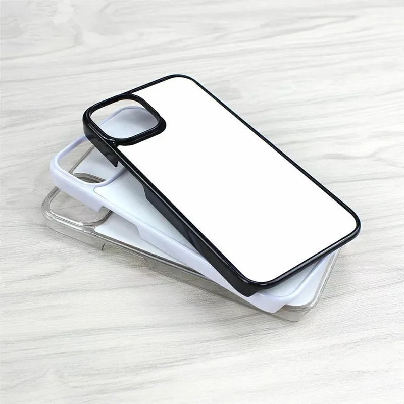 

Новинка, сублимационный чехол 2D для iPhone 15 14 Pro Max Plus, пластиковый жесткий прозрачный чехол с принтом, металлический лист, 10 шт.