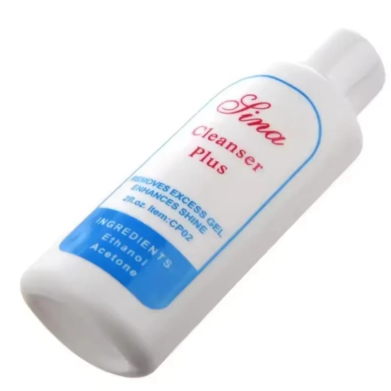 60 مللي منظف الأظافر تمديد الغراء السائل سطح لزجة طبقة بقايا أداة إزالة الأظافر المطهر البولندية أظافر صناعية لزجة