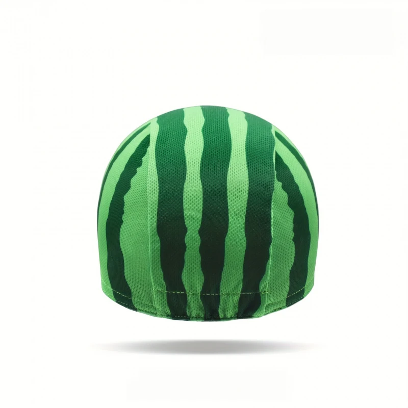 Watermelon Slice Design Cycling Cap Breathable Lightweight Outdoor Sport Headwear Men Women Summer Hiking Beach Baseball Hat