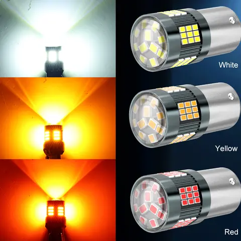 2 uds T20 7440 W21W bombilla Led 7443 W21/5W luz de señal de giro 3014 Chips luz de señal LED automática luz de freno trasero bombilla de marcha atrás 12V
