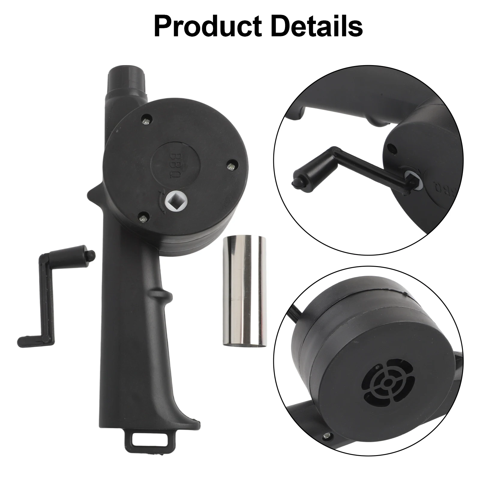 Combustion Assisting Barbecue Tool Outdoor Barbecue Compact Outdoor Tool Efficient Air Blower Manual Bellows For Grilling