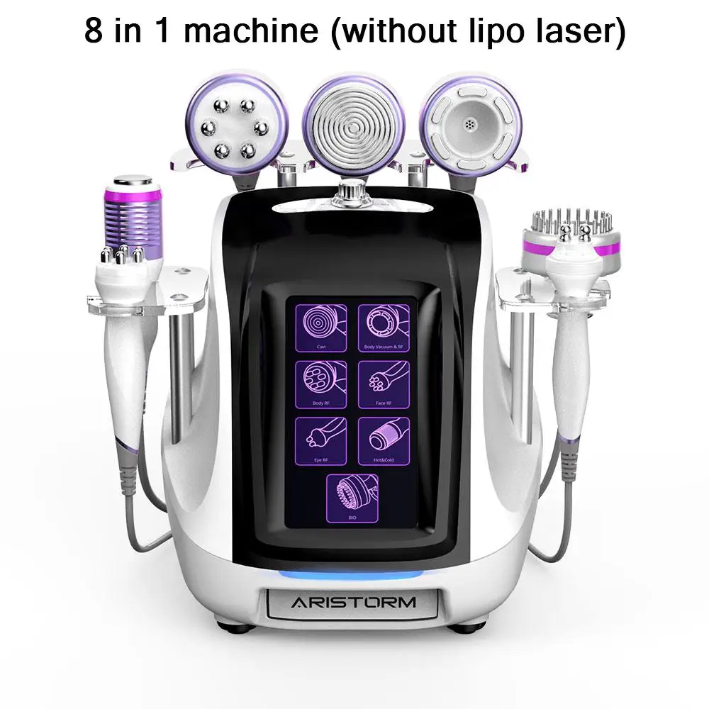 Aristorm 8/9 in 1 40k Cavitation Machine Professional Vacuum RF Skin Tightening Body Sculpting Machine Beauty Device