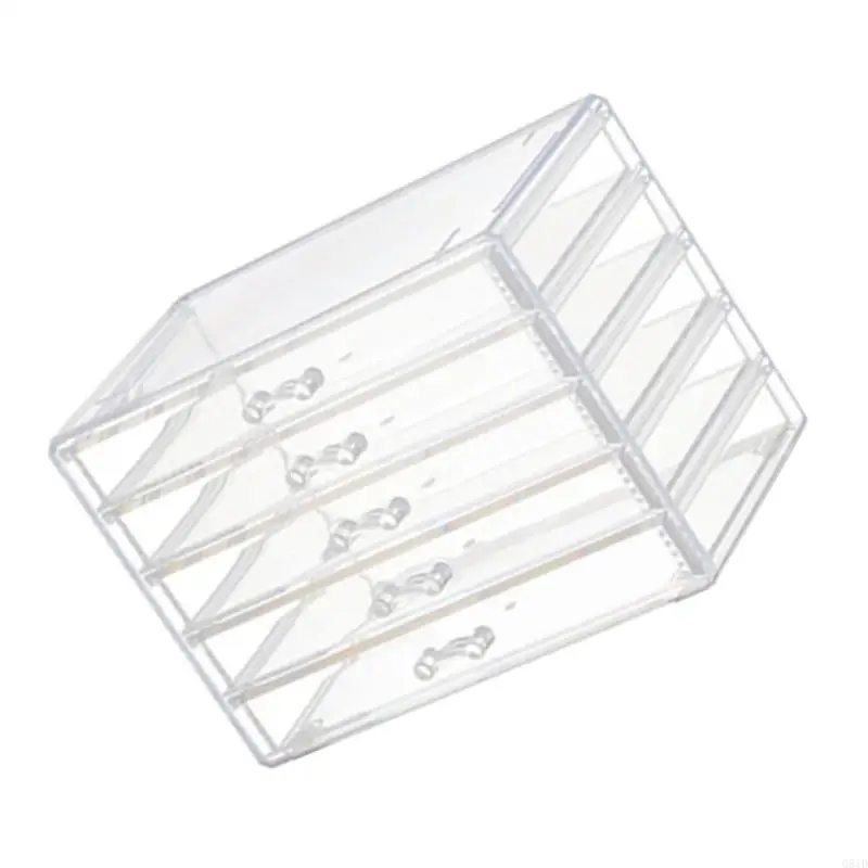 

Elegant Acrylic Makeup and Jewelry Drawer Organizers Beauty Container with Multi Layer Design for Home and Vanity Use