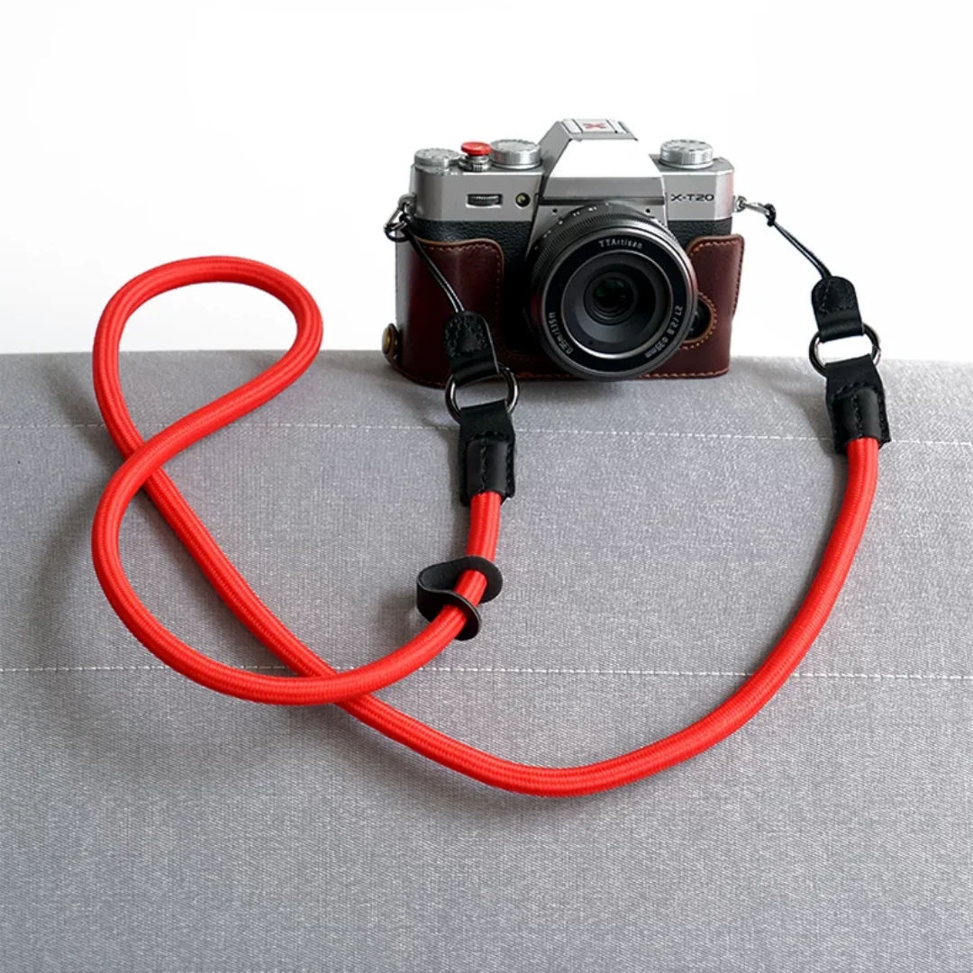 Black Red Orange Quick Release Shoulder Strap Crossbody Sling Nylon Climbing Rope Camera Strap Detachable End Buckle