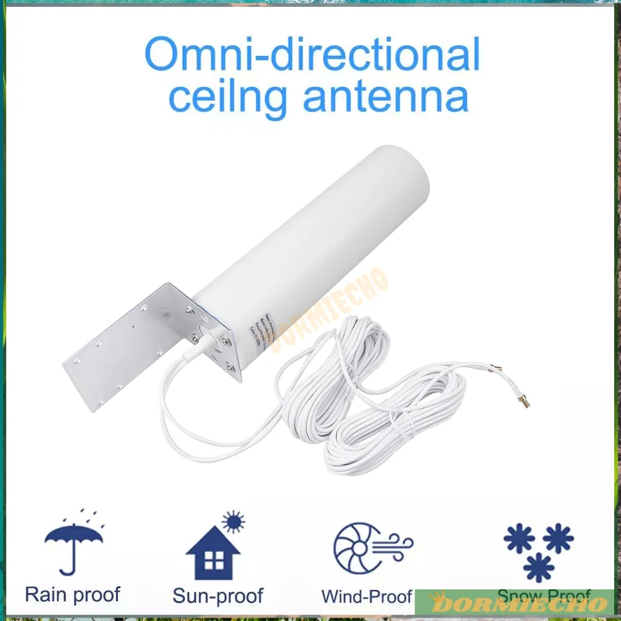 

4G LTE SMA-M Outdoor Antenna External With 5m Dual SlIder SMA CRC9 Antennna TS9 Connector Antenna 3G 4G For Router Modem