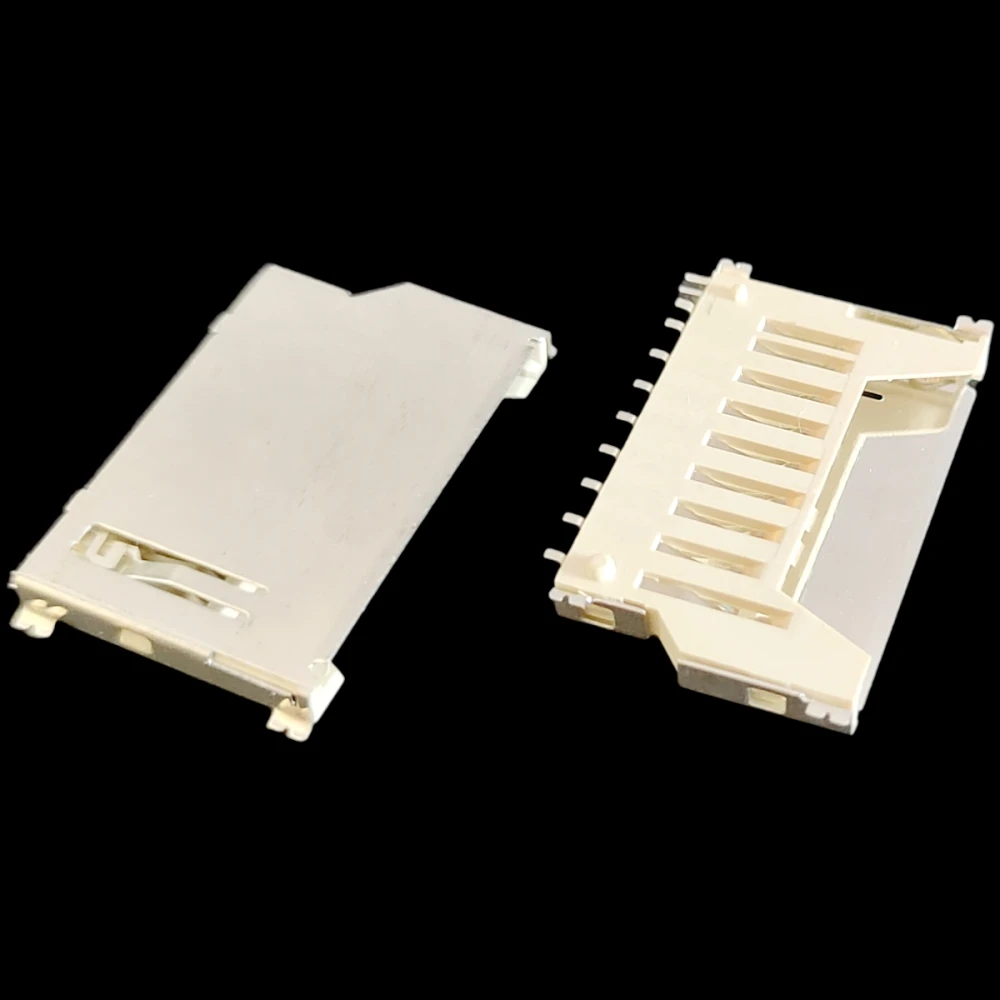 10Pcs 11 Pin SD Card Short Body Socket Tray Slot Reader Holder Connector For DIY PCB SMD Electronic Project
