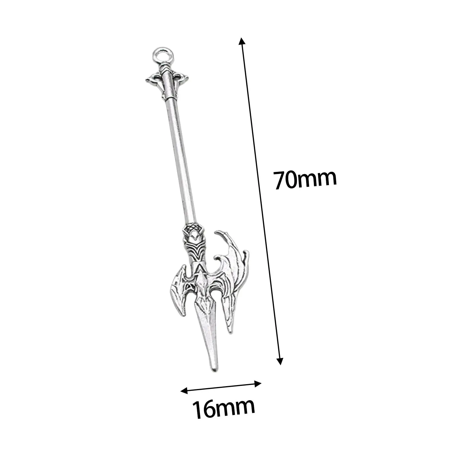 10Pcs Retro Knight Sword gioielli fai da te che fanno accessorio per il Costume Set di giocattoli per casa delle bambole Cosplay Scense puntelli Set segnalibro 70mm x 16mm