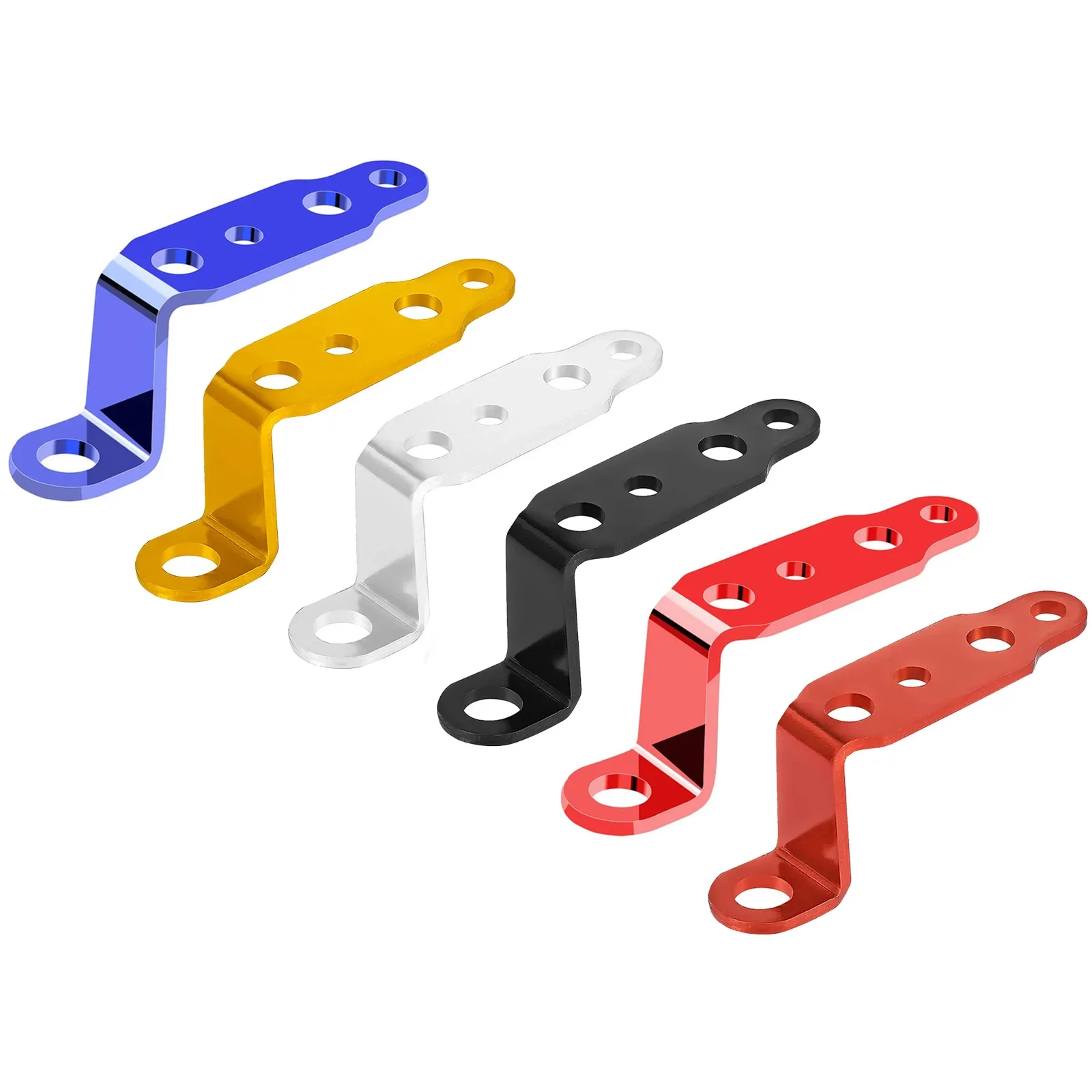 1-3PC Motorcycle LED Headlight Bracket Rearview Mirror Lamp Spotlight Extension Holder Clamp Motorbike Scooter Accessories image 5