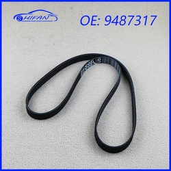 9487317 Car Alternator Drive Belt  Alternator Belt For Volvo S40 V50 C30 2005 2006 2007 2008 2009 2010 2011 2012 8670156