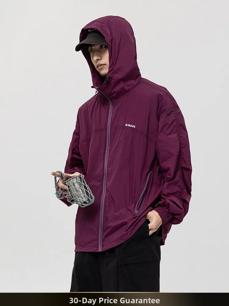 

Легкая дышащая функциональная одежда для горных походов NTED с защитой от УФ-излучения, летняя, UPF50, быстросохнущая, с капюшоном, модная, S...