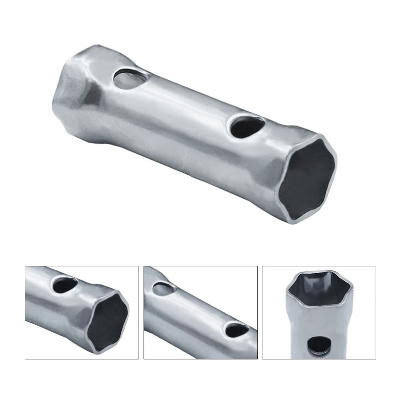 72 มม.ประแจรถจักรยานยนต์ Spark Plug เปลี่ยนซ่อมเครื่องมือ A7TC D8TC Spark Plug SOCKET ประแจซ็อกเก็ตหกเหลี่ยมด้านใน