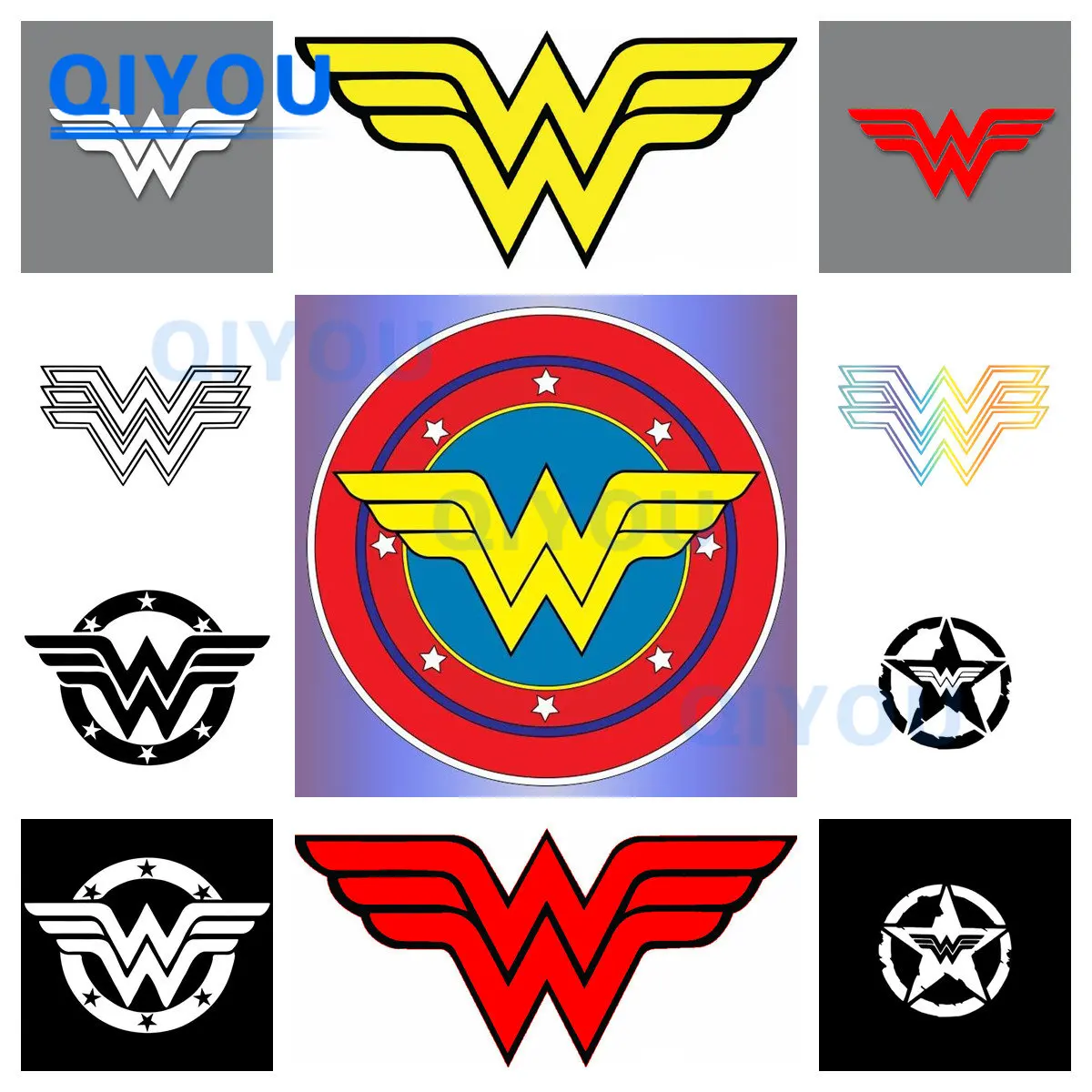 Personalized Body Decoration Wonder‘s Womans Car Stickers Are for Die-cut PVC Decal for Car Body Windshield Pull Rod Boxes