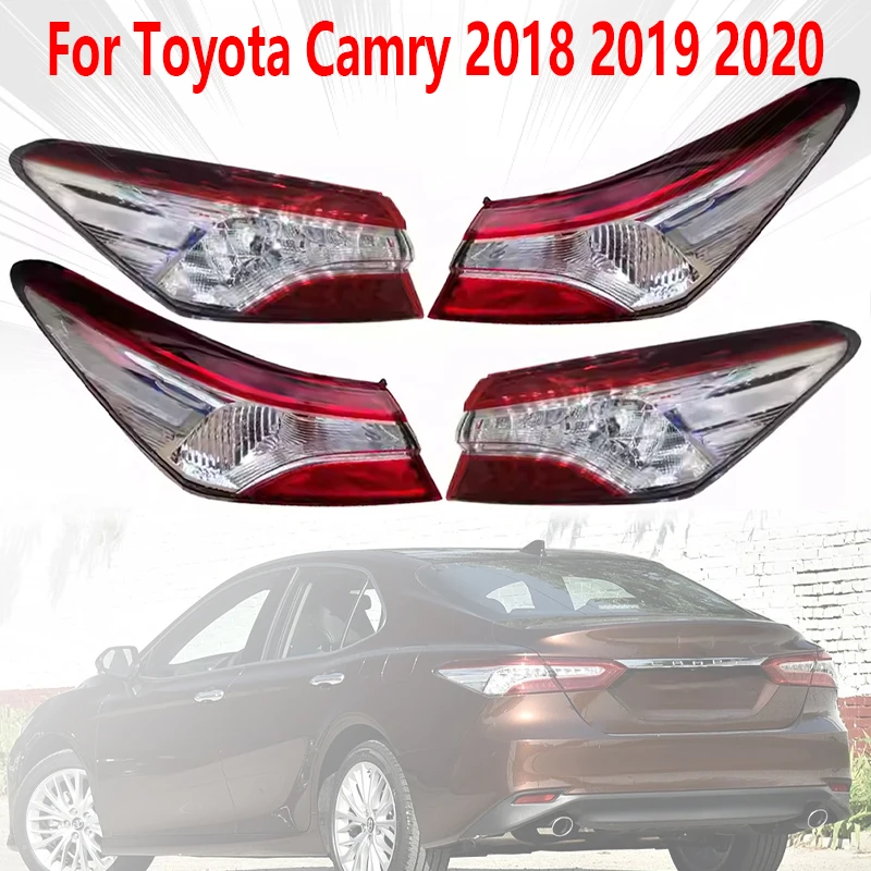 Achterlicht Rem Waarschuwingssignaal Lamp Richtingaanwijzer Lamp Achterbumper Reverse Light Montage Voor Toyota Camry 2018 2019 2020