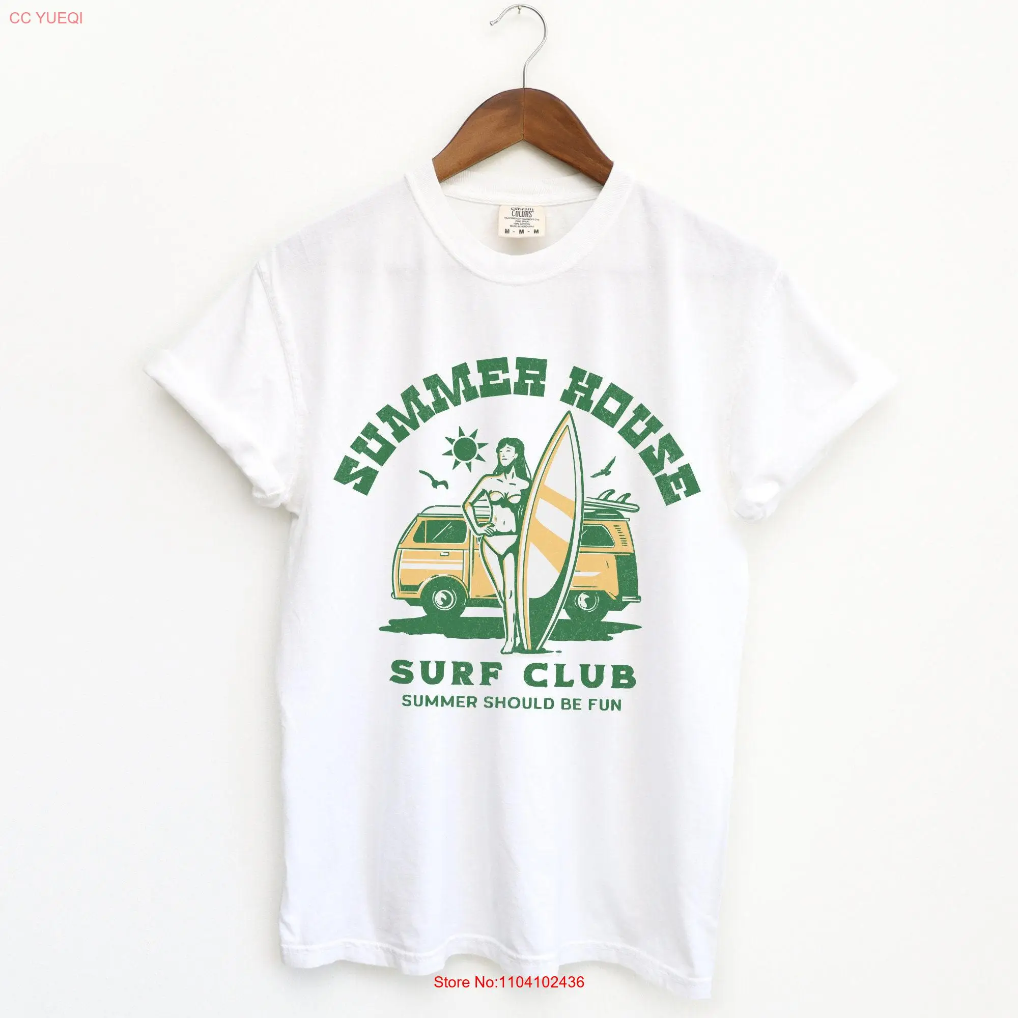 Summer House Surf Club Garment Dyed T shirt Bravo TV s Should Be Fun long or short sleeves