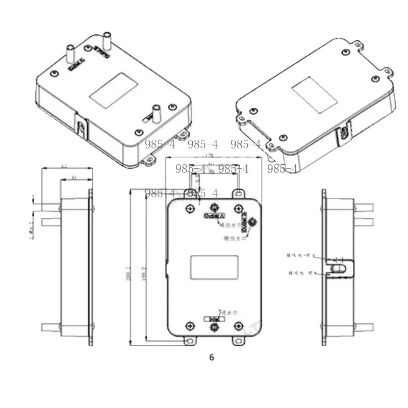 Water Decomposition Electrolyzer Professional Water Electrolysis Cell Equipment